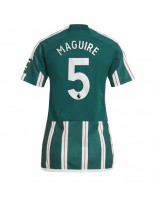 Manchester United Harry Maguire #5 Venkovní Dres pro Dámské 2023-24 Krátký Rukáv